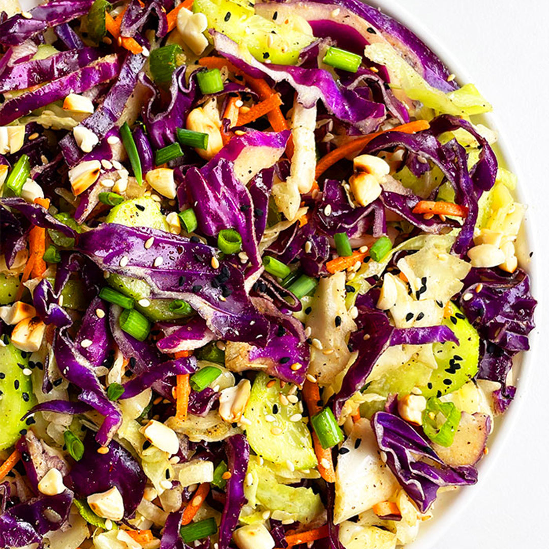 Asian Purple Cabbage Salad
