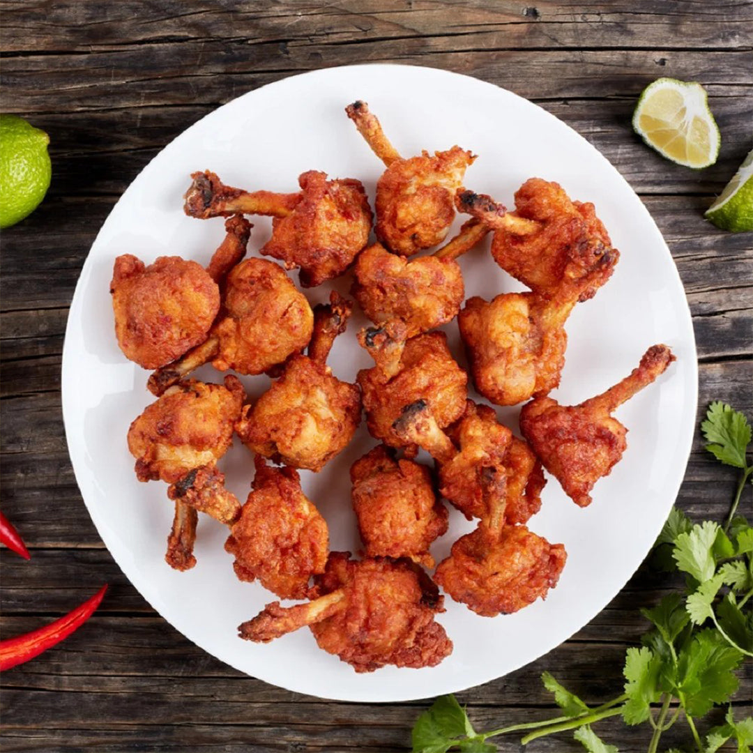 Lollipop Chicken Drumettes Fried