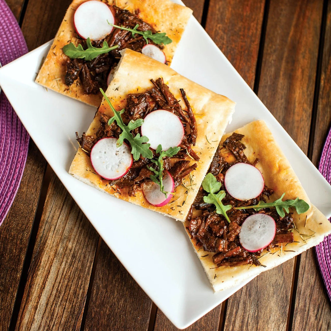Meat Pizza With Pulled Beef