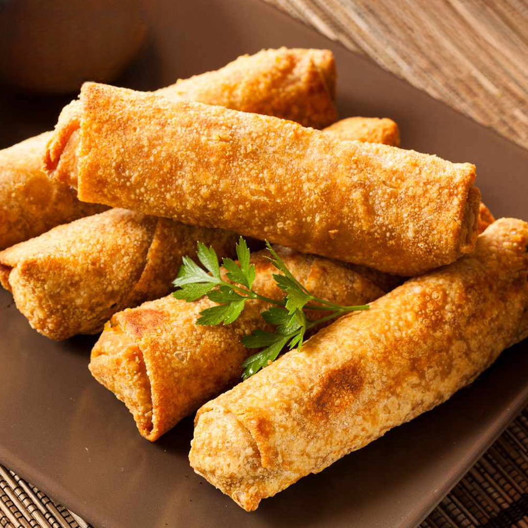 Pulled Brisket Spring Rolls